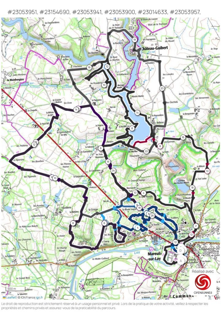 Les 8 circuits provisoires